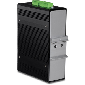 TRENDnet TI-BG62i 6-Port Gigabit Ethernet Switch, 4 Gigabit PoE++, 2 SFP slots, 12 Gbps switching capacity, DIN-rail mount